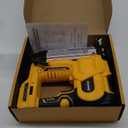 Cordless 2" Brad Nailer Compatible with Dewalt 20V Battery (No Battery), 2-in-1 Electric Nail Gun/Staple Gun, 18 Gauge Nail Gun Battery Powered with 1000 Nails for Wood Carpentry