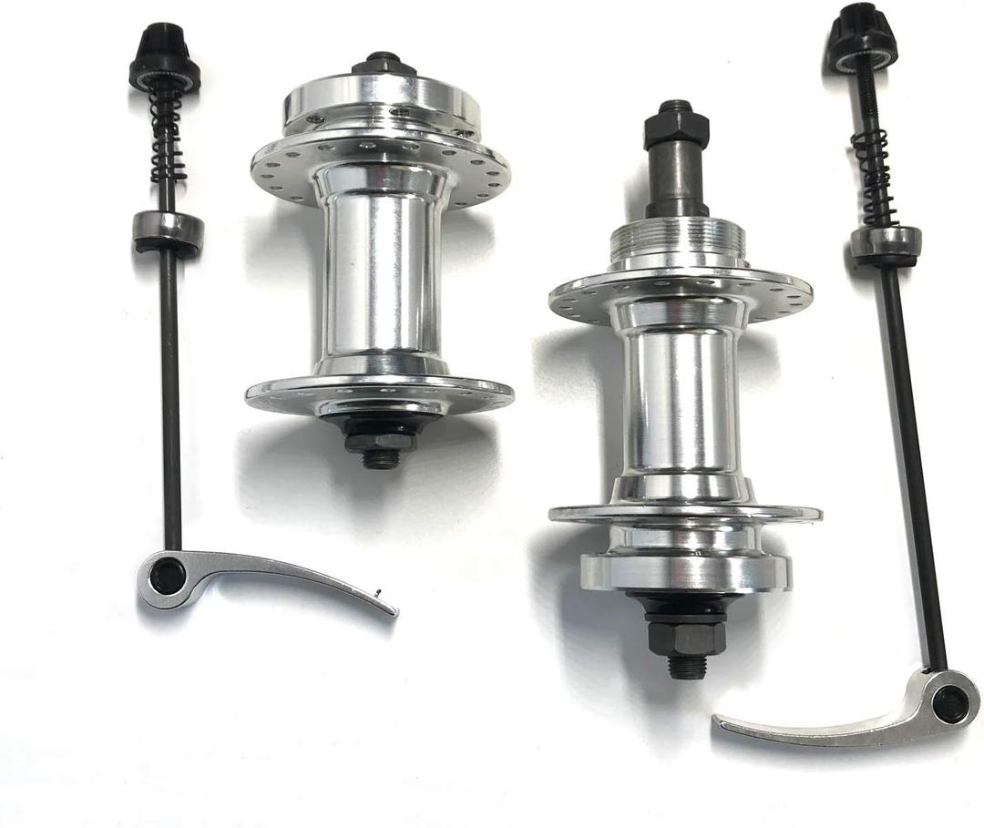 Bike Wheel Part Bicycle hub, Bike Hub 36 Hole, Quick Release,Alum,One Pair,100mm x135mm Front Width and Rear Width