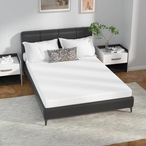 5 inch Full Mattress, Gel Memory Foam Full Size Mattress in a Box for Comfortable Sleep and Pressure Relief, Medium-Firm Support, Washable Cover, CertiPUR-US