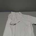 HBQ Women 2 Piece Outfits Sweatsuit Set Casual Lapel Zip Up Jacket Wide Leg Pant Lounge Set Tracksuit (Medium, White)