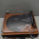 Record Player Built-in Stereo Speakers Vintage Turntable for Vinyl Records LP Phonograph Auto Stop Tone Adjustment Belt Drive 3 Speed 3 Size Support Wireless Input RCA Output Retro Wooden Walnut