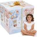 28inch Gender Reveal Box Caja Para Revelacion De Genero, Little Bears, 1 Count