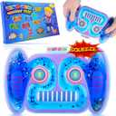 Sensory Fidget Toys for Boys Age 4 5 6 7 8-12 Year Old, Autism Calming Down Car Travel Toys, Autistic Squishy Tube Stress Relief Robot Toy Airplane Travel Games for Kids, Toddler Easter Basket Stuffers (Blue)