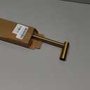 MGahyi Towel Racks for Bathroom-Adjustable Towel Holder(13.18inch-24inch) Sturdy and Rustproof Towel Bar Wall Mounted, Single Towel Bar Rod for Bathroom Accessories (Gold, 1Pack-Towel Bar)