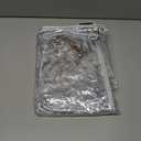 Clear Tarp 3' x 6' PVC 14 Mil Clear Tarps Heavy Duty Waterproof, 400g/m Clear Tarps Vinyl with Grommets for Camping, Plants Greenhouse, Cars, Patio And Pavilion