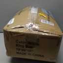 Mattress Topper King for Back Pain, Extra Thick Mattress Pad Cover, Plush Pillow Top, Deep Elastic Pocket, White