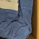 Intex: Dura-Beam Deluxe Comfort-Plush Air Mattress - 22" Queen Blue - Built-in Electric Pump, Durable Fiber-Tech, Carry Bag Included, 600lb Capacity