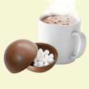 Christmas Hot Milk Chocolate Bombs, 12-Pack Chocolaty Hallow Filled with Mini Marshmallows Birthday, Cocoa Bombs (EXP 02/11/27)