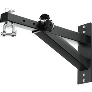 Yes4All Punching Bag Hanger, Stainless Steel Swivel Chain with 4 Snap Hooks for Heavy Bag, Gym Swing, Trapeze, and Hammock (A. Adjustable Wall Mount)