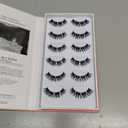 The Flirt (1.0) Natural Lashes, Natural Lash Clusters for Women, Salon Quality At Home Eyelashes Extension Kit, 6 Lash Sets, No Lash Glue Included
