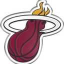 FANMATS 60435 Miami Heat Heavy Duty Aluminum Embossed Color Emblem
