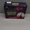 Magical Animated Broom 4 Ft Tall Bump-N-Go Movement Spooky Sound