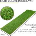 GLOBREEN Artificial Grass Table Runner 36 Inches for Golf Sport Themed Party Table Centerpiece Birthday Baby Shower