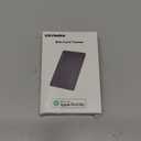 Ultrbeka UltraThin Wallet Tracker Card 0.094in IP68 Waterproof Bluetooth Tracker for Wallet, Passport, Work with Apple Find My APP, Wireless Charging, Card Locator [Apple MFi Certified] iOS Only