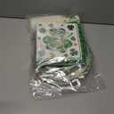 144Pcs St. Patrick's Day Plates and Napkins Green Plaid Lucky Shamrock Disposable Paper Tableware Set for Irish Birthday St Patrick's Day Decorations Serve 24 Guests