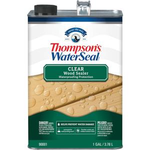 Thompson's WaterSeal Clear Wood Sealer, Clear, 1 Gallon
