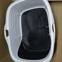 Arm & Hammer Rimmed Cat Litter Box with High Sides and Microban, Made in USA