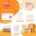 6Pcs Crochet Kits for Beginners with Upgraded Premium Custom Yarn & Step-by-Step Video Tutorials, Ideal Knitting Kit for Crochet Lovers & New Amigurumi Crochet Animal Kit for Adults (MultiColor)