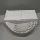 2 Pack Glass Fruit Bowl, Fruit Basket Holder, Crystal Fruit Bowl, Dessert Plate,Decorative Pedestal Bowl,for Table Dcor for Home,Office, Wedding Decor, Fruit, Snack, Dessert (Large+Small,Clear)