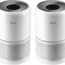 LEVOIT Air Purifier for Home Allergies Pets in Bedroom, Covers Up to 1073 ft by 56W High Torque Motor, AHAM VERIFIDE, 3-in-1 Filter, HEPA Sleep Mode, Remove Dust Smoke Odor, Core300-P, White, 2 Pack