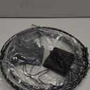 Joomer Christmas Solar Ball Lights, 13IN & 11IN Foldable Metal Sphere Lights Waterproof 8 Modes with Hook, Solar Powered Hanging Globe Light for Outdoor Christmas Decor (2 Pack, Multicolor)