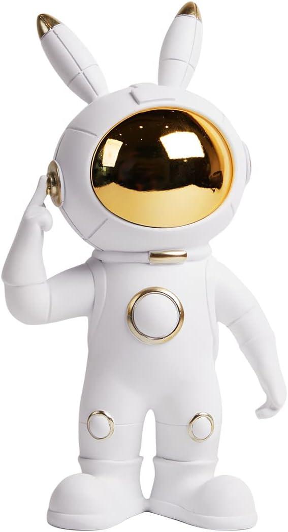 SEINHIJO Astronaut Statue Sculpture Modern Decor Arts Home Gifts Figurine Polyresin 12.2inch