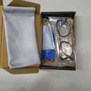 Cat Eye Reading Glasses for Women, Retro Fashion Blue Light Readers for Women with Portable Case, UV Protection, +2.00