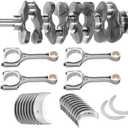 Crankshaft Connecting Rod Kit Compatible with Hyundai Sonata & Kia Forte Optima Sportage 2.4L, Replace 231112G200 231112G230 72RZ62GF00 23510-2G540 21020-2G020 23060-2G400 21030-25000