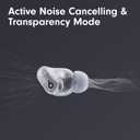 Beats Studio Buds + | True Wireless Noise Cancelling Earbuds, Enhanced Apple & Android Compatibility, Built-in Microphone, Sweat Resistant Bluetooth Headphones, Spatial Audio - Transparent