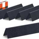 QuliMetal 17.5 Inch Flavorizer Bars for Weber Genesis 300 310 E310 E320 E330 S310 S320 S330 Grills with Front Controls Knobs, Porcelain Steel Heat Plates for Weber Genesis Grill Parts 7620 7621, Pack Of 5