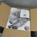 LEDIARY 20 Inch Low Profile Ceiling Fans with Lights and Remote, Dimmable Modern Fan Light (3000K-6000K), 6 Speed, Reversible, APP & Remote Control, Flush Mount Ceiling Fan for Bedroom, Black