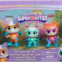 Just Play Disney Junior SuperKitties Hero Squad 5-Piece Figure Set, Kids Toys for Ages 3 Up
