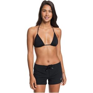 Roxy Women's Board Quick Dry Bathing Suit Shorts, 2" Inseam-Swimsuit Bottoms, Medium, True Black