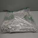 Minetom Icicle Lights Outdoor with Clips, 20ft 100 LED 20 Tubes Twinkling White Christmas String Lights, Connectable Waterproof Hanging Icicle String Light Plug in for Eave Holiday Outdoor