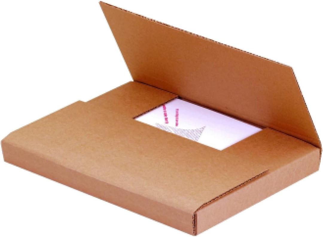BOX USA Flat Mailer Shipping Boxes 18"L x 12"W x 2"H Large 50-Pack | Corrugated Cardboard Box for Small or Large Business Packaging, Mailing, and Storage