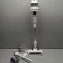 Cordless Vacuum Cleaner, 600W 50KPA 65Mins Runtime Fast Charging Vacuum Cleaner, Self-Standing LED Light Touch Screen Stick Vacuum for Home Light Weight,for Pet Hair/Carpet/Floor, White