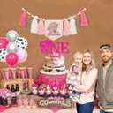 My First Rodeo High Chair Tassel Banner - 1st Birthday Party Decorations, Western Cowboy Theme, Farm Baby Shower, Photo Props, First Rodeo Cake Smash Decor, Rustic Wild West Celebration (Pink Cowgirl)