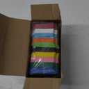 250 Pcs Trading Card Dividers Plastic Card Dividers, Multicolor Frosted Separator with Tabs Standard Vertical Compatible with MTG Games Sports TCG, 2.7 x 3.8 Inches