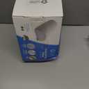 5 STARS UNITED Knee Pillow for Back Sleeping  Memory Foam Cushion for Sciatica Pain Relief  Under Leg Support for Sleeping on Back  Half Moon Bolster for Bed, Gray (Standard, Grey)