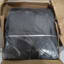 Reinforced PE Pond Liner 25 x 30 FT, 28 Mil Sun Resistant Preformed Pond Liner, Hemmed Edge with Buttonholes Liner for Outdoor Large Ponds, Fish/KOI/Duck Pond, Garden Waterfall, Waterscape, Black