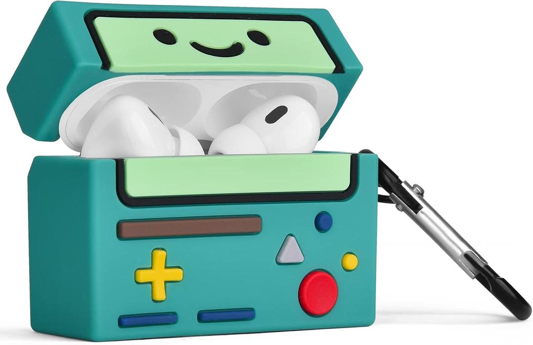 AirPod Pro 2 Case Cover, KOREDA Cute Cartoon Game Case for Airpods Pro 2nd Generation/1st Generation (2023/2022/2019), Funny Kawaii 3D Cartoon Silicone Case with Keychain for Kids Girls Teens Boys
