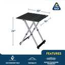 GCI Outdoor Folding Table, 20 in