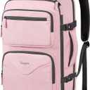 Taygeer 18 x 14 x 8 Inches Personal Item Bag, Travel Personal Item Bag with Water Bottle Pocket & Shoe Pouch, TSA Approved Under Seat Carry on Backpack Fits 15.6 inch Laptop for Women Airplanes, Pink