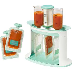 Infantino Squeeze Station for Homemade Baby Food, Pouch Filling Station for Puree Food for Babies and Toddlers, Dishwasher Safe and BPA-Free, Squeeze Station V2