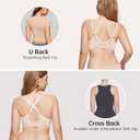 OEAK Women Seamless Bra No Underwire Push Up Full Coverage Anti Sagging Bralettes Everyday Supportive Convertible Bras (Beige, XXXL)