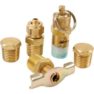 Viair 90005 Tank Port Fittings Kit, Gold