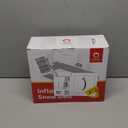 QPAU Inflatable Snow Sled, Heavy Duty Snow Tube with Reinforced Handles, Snow Sleds for Kids and Adults Winter Toys Gifts, Toboggan for Family Outdoor Sledding