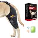 Dollephi Dog Knee Brace for Torn ACL Hind Leg, Hot/Cold Compress for Patella Dislocation or Osteoarthritis, Cruciate Ligament Injuries, for Medium & Large Dogs(Left Leg,XL)