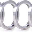 ZHTEAPR 4pc Wheel Hub Centric Rings 56.1 to 73.1 OD=73.1mm ID=56.1mm - Aluminium Alloy Wheel Hubrings 73.1 to 56.1