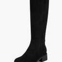 Knee High Boots for Women Square Toe Low Heel Stretch Tall Boot
1.5 Inch Low Chunky Heel Long Boots, Side Zipper, Easy Pull On, Comfortable Daily Wear Riding Boot, Fall Winter size 8/1-2